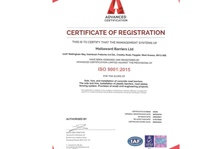 ISO 9001:2015 accreditation featured image