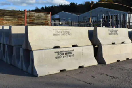 Interlocking Jersey Barriers